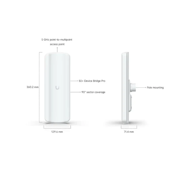 WiFi Ubiquiti Punto de Acceso UDB-PRO-SECTOR-US Alcance 10KM - Image 4