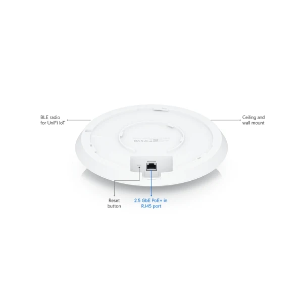 Access Point Ubiquiti UniFi U6 Enterprise WiFi 6E Tri-Band 2.5GbE PoE+ Cobertura 140 m² - Image 5