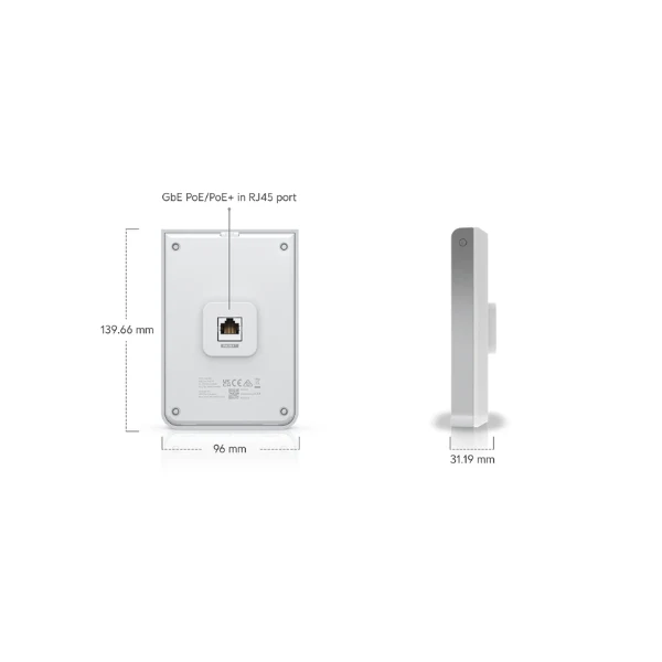 WiFi Ubiquiti UniFi6 In-Wall WiFi 6 Access Point - Image 3