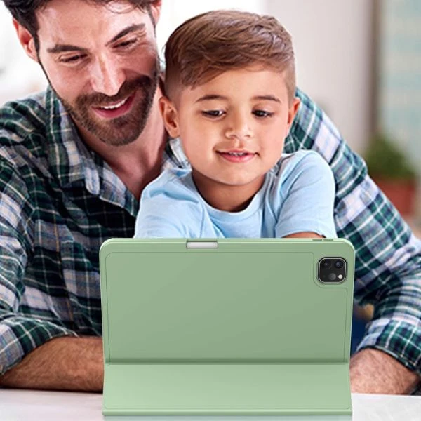 Funda ZryXal para iPad Pro 11" (5ª Generación, 2024) - Soporte para Lápices, Compatible con Touch ID y Encendido/Apagado Automático - Image 6